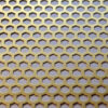 Perforated Brass Grille – Hexagon