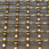 Square Woven Brass Grille – 5mm Reeded