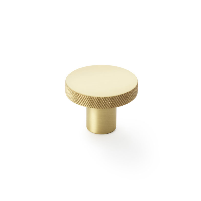 AW HANOVER KNURLED ROUND CABINET KNOB