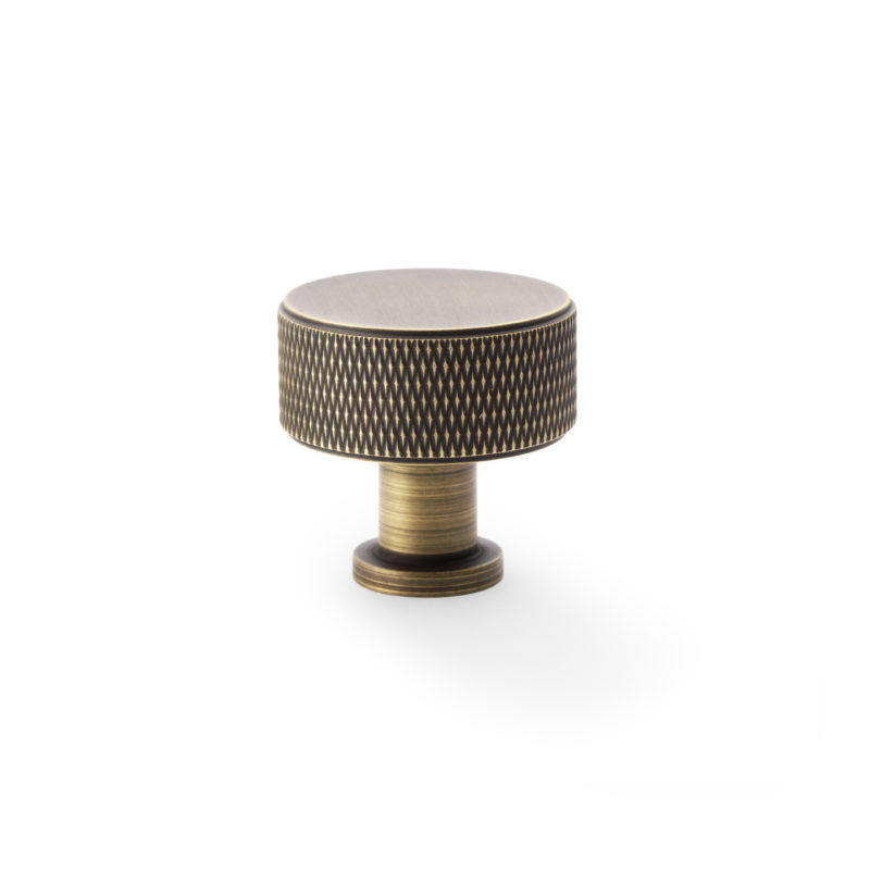 AW LUCIA KNURLED ROUND CABINET KNOB