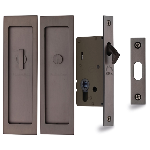 PRIVACY SLIDING FLUSH PULL SET