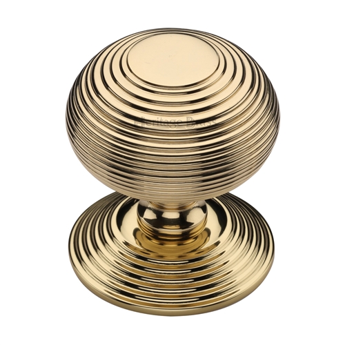 REEDED ROUND CENTRE DOOR KNOB